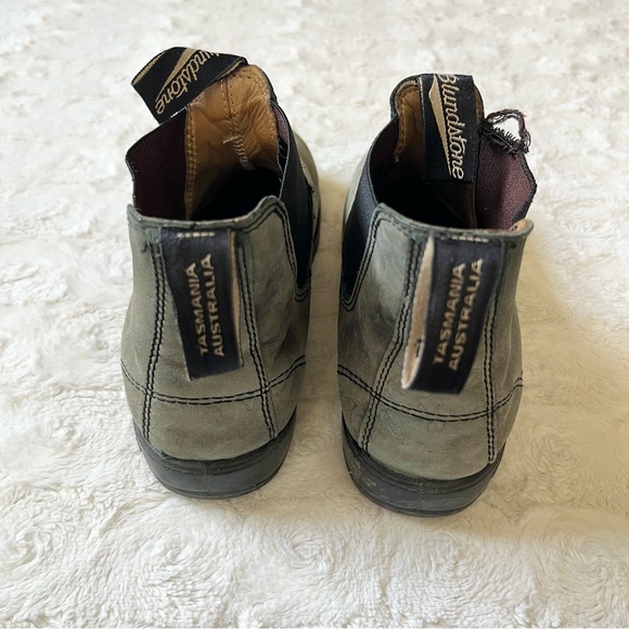 Blundstone Boots Womens 8 Green Chelsea Nubuck Leather 2442 Classic Granola READ - Picture 6 of 9